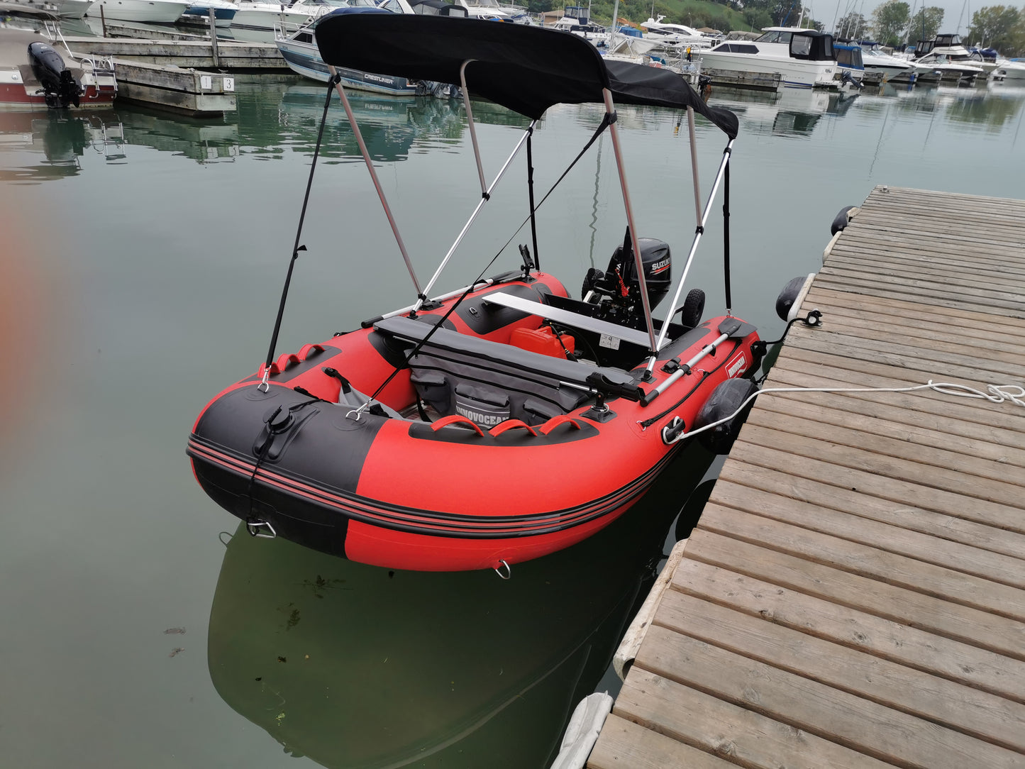 MA360 (12 ft) Fully Loaded Premium Inflatable Boat (Aluminum Floor)