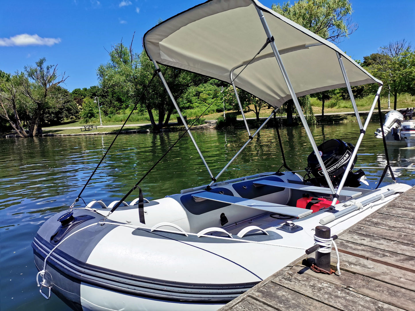 MA360 (12 ft) Fully Loaded Premium Inflatable Boat (Aluminum Floor)